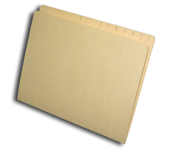 Image of Manila File Folder, Letter Size, 11pt., Fasteners in Positions 1 & 3 (Model# 1112-00B13)
