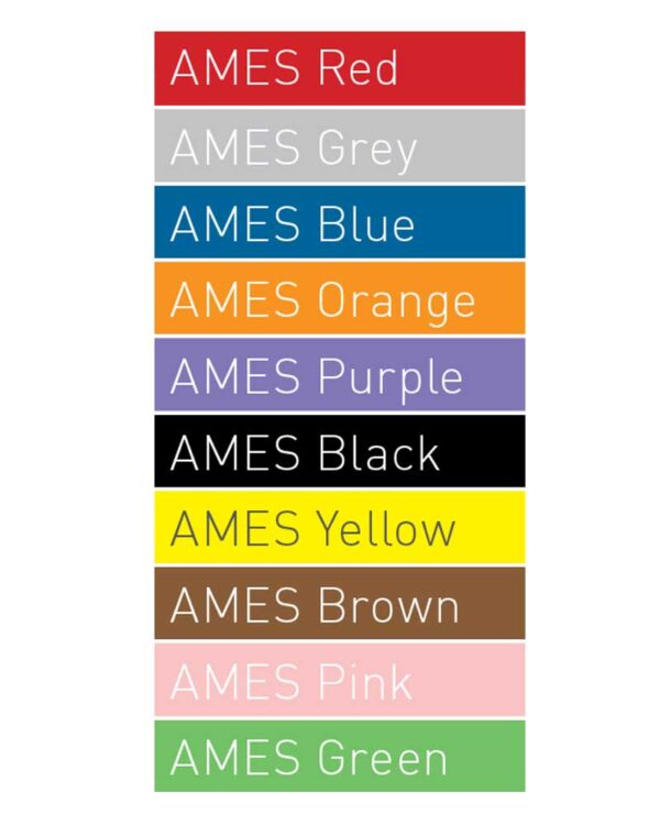 Image of AMES, Large Solid Block Color Label Set, AMES Colors Only (Model# L-A- ST178)