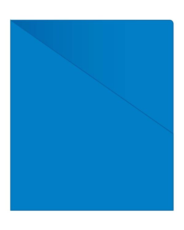 9.75 x 11.50 11pt. Color Slash Cut Pockets Blue Model SLH BL 1